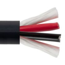 L-com Power Bulk Tray Cable, Exposed Run, 2 Conductor 14AWG 600V, TC-ER THHN THWN, UL86 UL1277 UL1581, 90C UV Res VW-1 PVC Black, 1KFT