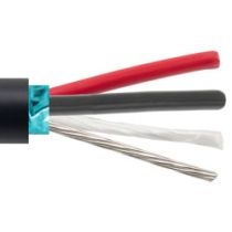 L-com Shielded Power Bulk Tray Cable, Exposed Run, 2 Conductor 14AWG 600V, TC-ER THHN THWN, UL86 UL1277 UL1581, 90C UV Res VW-1 PVC Black, 1KFT