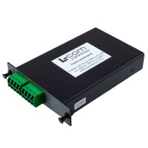 Passive DWDM, Plug-In Single LGX Combo Mux & Demux, 4 Channels with 100 GHz spacing, starting Ch24 (1558.17nm), LC-APC connectors, Pass & Monitor