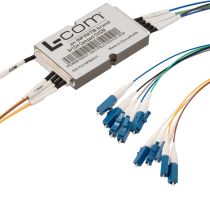 Passive CWDM, Compact Demux, 8 channel, starting at 1271nm, 20 nm spacing, 900um 1m fiber, LC-UPC w/ Express Port