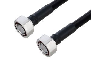 Pasternack Fire Rated 7/16 DIN Male to 7/16 DIN Male Low PIM Cable 24 Inch Length Using SPF-500 Coax Using Times Microwave Parts