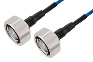 Pasternack 7/16 DIN Male to 7/16 DIN Male Low PIM Cable 36 Inch Length Using TFT-402 Coax Using Times Microwave Components