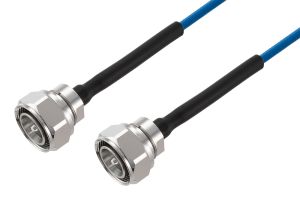 Pasternack 4.3-10 Male to 4.3-10 Male Low PIM Cable 36 Inch Length Using TFT-402-LF Coax Using Times Microwave Components