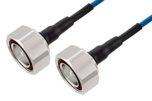 Pasternack 7/16 DIN Male to 7/16 DIN Male Low PIM Cable 24 Inch Length Using TFT-402-LF Coax Using Times Microwave Components