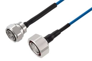 Pasternack 4.3-10 Male to 7/16 DIN Male Low PIM Cable 12 Inch Length Using TFT-402 Coax Using Times Microwave Components