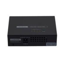 ShowMeCables Gigabit 4-Port PoE+ Injector Hub, IEEE 802.3at, 802.3af, Up To 30W 56V, 120W Budget, 100m Distance, Wall Mountable, AC Powered