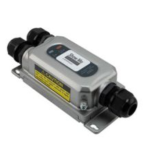 ShowMeCables PoE Injector, Metal Industrial IP67 Outdoor, Gigabit, 802.3bt 802.3at+, 1-Port, 60W, 55V, Type 3 PSE, End-span or Mid-span