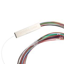 Passive PLC, Field Unit PLC Splitter, 1x16 Standard (Even) Split, 1.0m 900um colored fiber, no connector