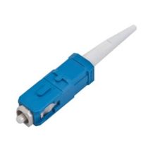 Corning Fiber Connector -  SC, Single-mode (OS2) - Single Pack - Blue Housing - White Boot