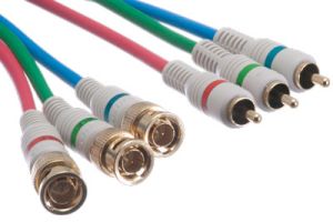 Python 3 BNC to 3 RCA Component Video Cable - 6 FT