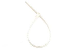 8 Inch - 50lb - Strong Releasable Cable Tie - Natural - 100 Per Pack