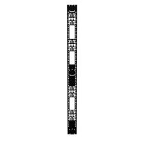 ShowMeCables 35U Vertical Cable Management Rail, Rack Mount, 0.82 x 4.6 x 63.7