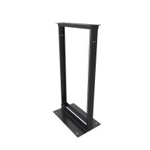 ShowMeCables 23 inch width, 2-Post Open Rack 25U Cage Nut