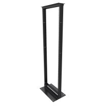 ShowMeCables 23 inch width, 2-Post Open Rack 42U Cage Nut