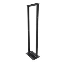 ShowMeCables 23 inch width, 2-Post Open Rack 45U Cage Nut