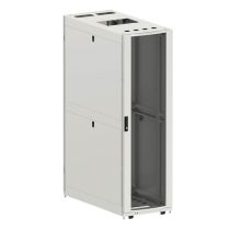 ShowMeCables 42U Server Rack Cabinet (White), 1000mm depth, Perf. Front door and rear french doors,fan compatible top
