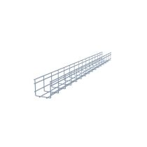 ShowMeCables Wire Mesh Cable Tray 4"D x 4"H x 5ft. 2pk