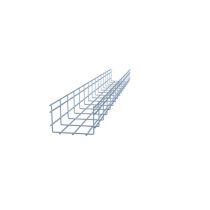ShowMeCables Wire Mesh Cable Tray 6"D x 4"H x 5ft. 2pk
