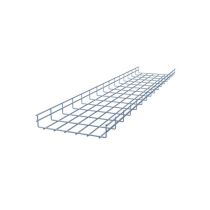 ShowMeCables Wire Mesh Cable Tray 12"D x 2"H x 5ft. 2pk
