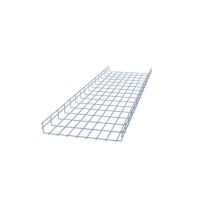 ShowMeCables Wire Mesh Cable Tray 16"D x 2"H x 5ft. 2pk
