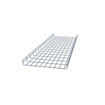 ShowMeCables Wire Mesh Cable Tray 18"D x 2"H x 5ft. 2pk