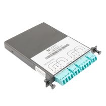 Passive Optical Tap - MMF OM4 LC Connectors - 50/50 Split - 1/2LGX Module