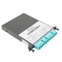 Passive Optical Tap - MMF OM4 LC Connectors -98/2 Split - 1/2LGX Module