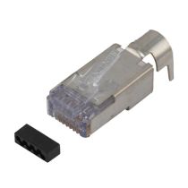 L-com Cat6a RJ45 Plug FTP .048-.052" conductor OD, 1pk