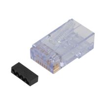 L-com Cat6 RJ45 Plug UTP .044-.048" conductor OD, 1pk