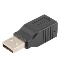L-com USB 2.0 Adapter Coupler - Shielded - Type A Male Plug to Type B Female