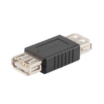 L-com USB 2.0 Adapter Coupler - Shielded - Type A Female Plug to Type A Female