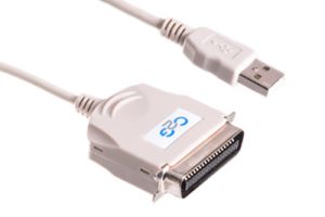 USB 1.1 Type A Male to 36 Pin Centronics Male Adapter Cable - 6 FT