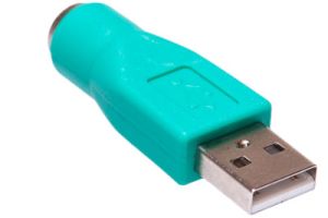 USB 2.0 A Male to PS/2 Female Adapter