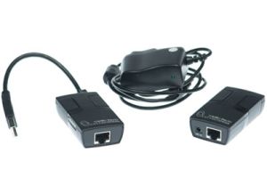 USB 2.0 over Cat5 Extender Balun - 480 Mbps - 150 Ft