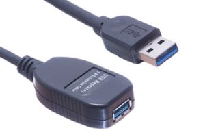 USB 3.0 A Male to A Female Active Extension Cable - 16 FT