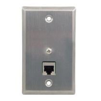 L-com In-Wall Electrical Box Mount 10/100/1000 Base CAT6 Lightning Surge Protector