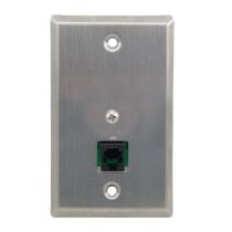 L-com In-Wall Electrical Box Mount Hi-Power Single Line Telephone/DSL/T1 Protector - RJ11/RJ11