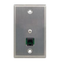 L-com In-Wall Electrical Box Mount Hi-Power Single Line Telephone/DSL/T1 Protector - RJ11/Punch Term