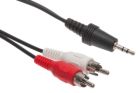 3.5mm Stereo Male to Dual RCA Male Cable