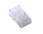 RJ45 Cat6 Connector without Guide - 8P8C - Solid & Stranded Cable - 10 Pack