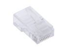 RJ45 Cat5e Connector - 8P8C - Stranded Cable - 10 Pack