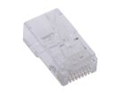 EZ-RJ45 Cat6 Feed Through Connector - 8P8C - Solid & Stranded Cable