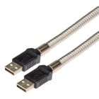 L-com Metal Armored USB Cables - Type A - A Connectors, Revision 2.0 Compliant
