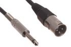 Pro-Audio XLR 3 Pin Male to 1/4 IN Mono Male Cable 