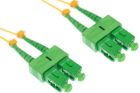 SC-APC to SC-APC  9/125 Singlemode Duplex Fiber Patch Cable - OS2