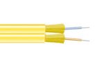 Duplex Zipcord Fiber Cable - Singlemode - 9/125 - OS2 - 2 Strand - 2mm - Per FT