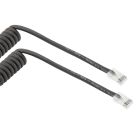 Category 5e Ethernet Coiled Cable Assembly, 90 Degree Tangents