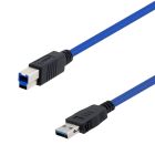 L-com USB 3.0 Cable Latching Type A - B