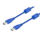 L-com USB 3.0 cable A-A male with Ferrites