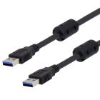 L-com LSZH USB 3.0 Cable Type A Male to Type A Male with Ferrites